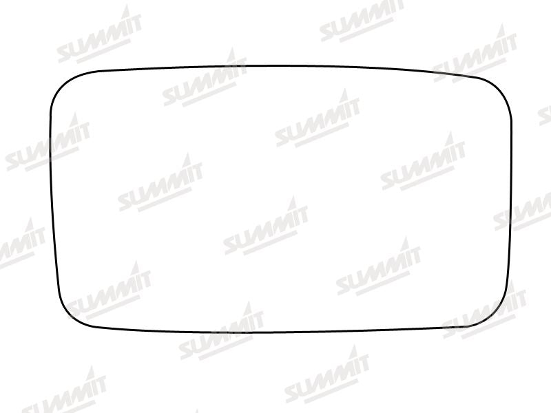 Summit Stick-On Standard Mirror Glass fits VW Golf Mk3 RHS Summit - Bars 4 Cars