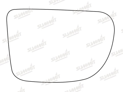 Summit Stick-On Standard Mirror Glass fits Daihatsu Sportrak LHS Summit - Bars 4 Cars
