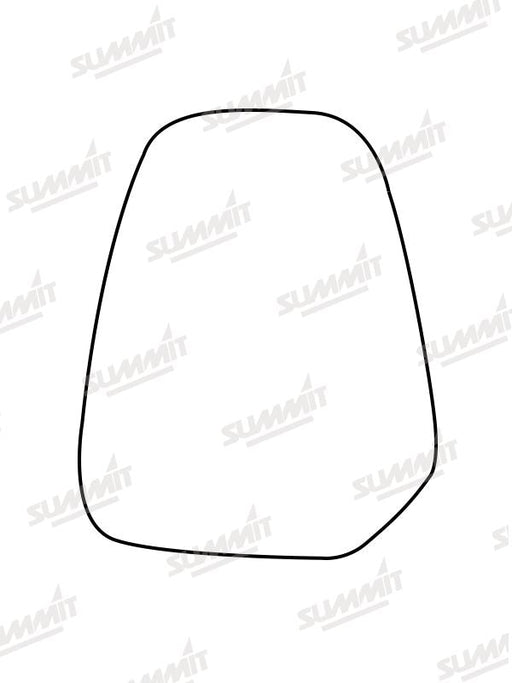 Summit Heated Backing Plate with Commercial Glass fits Ford Transit Courier 14-17 RHS Summit - Bars 4 Cars