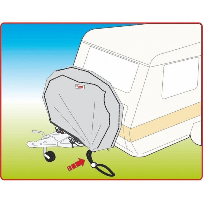 Fiamma Bike/Cycle Cover For Caravan 2 Bikes tow bar hitch front 08208C01- Fiamma - Bars 4 Cars