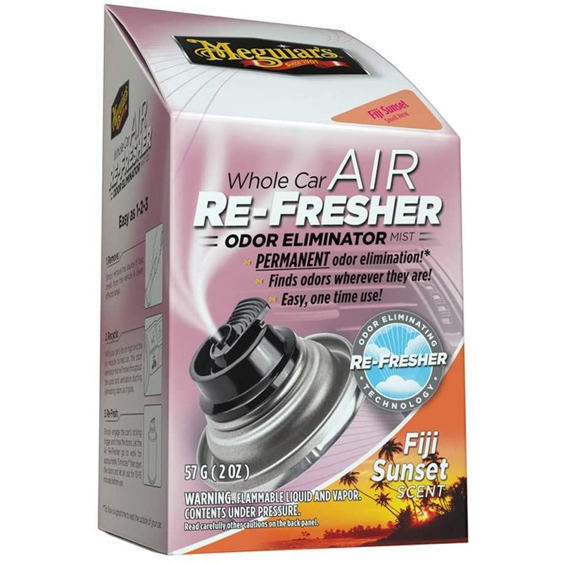 2x Meguiar's Whole Car Air Freshener Odor Eliminator Fiji Sunset 59ml G201502EU Meguiar's - Bars 4 Cars