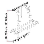 Fiamma Kit Bars Dj Transit >14 For Cb Dj Deep Black 08754-04A Fiamma - Bars 4 Cars
