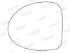 Summit Stick-On Standard Mirror Glass fits Renault Twingo 07 to 14 LHS Summit - Bars 4 Cars
