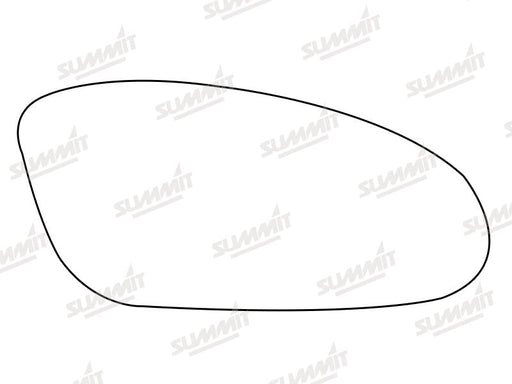 Summit Stick-On Standard Mirror Glass fits Ford Probe RHS Summit - Bars 4 Cars