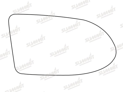 Summit Stick-On Standard Mirror Glass fits Vauxhall Zafira 99 on RHS Summit - Bars 4 Cars