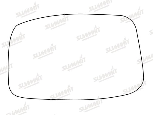 Summit Stick-On Standard Mirror Glass fits Peugeot 807 02 on LHS Summit - Bars 4 Cars