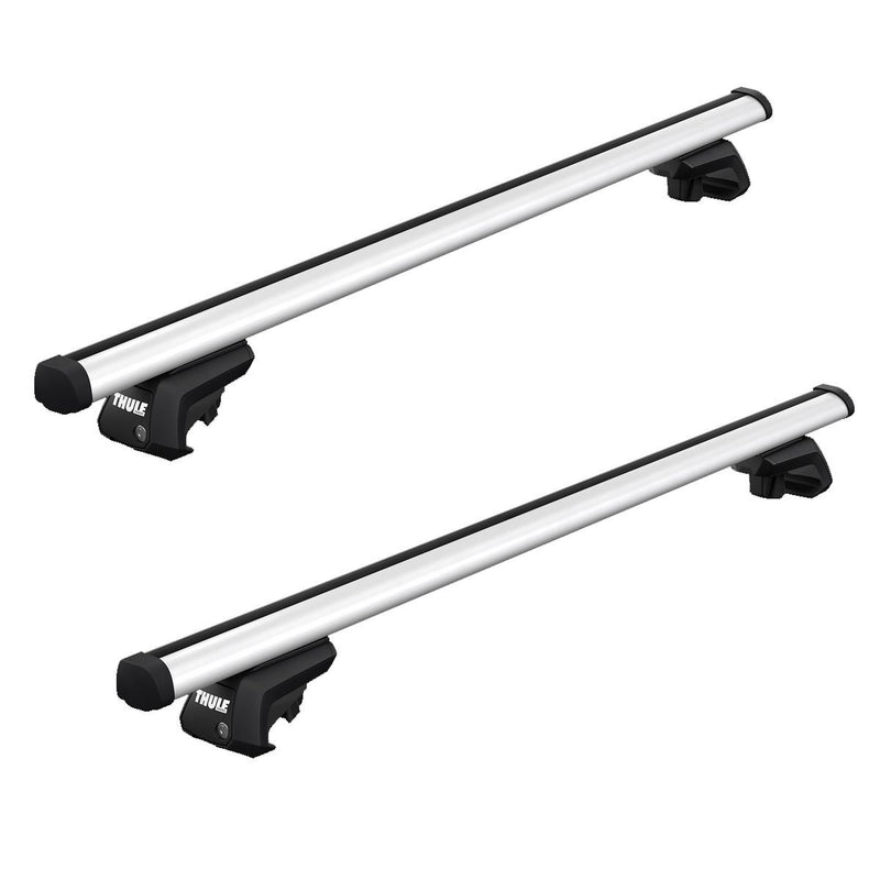 Thule ProBar Evo Roof Bars Aluminum fits Volkswagen Caddy Maxi 2008-2015 Van 5-dr with Raised Rails Thule - Bars 4 Cars
