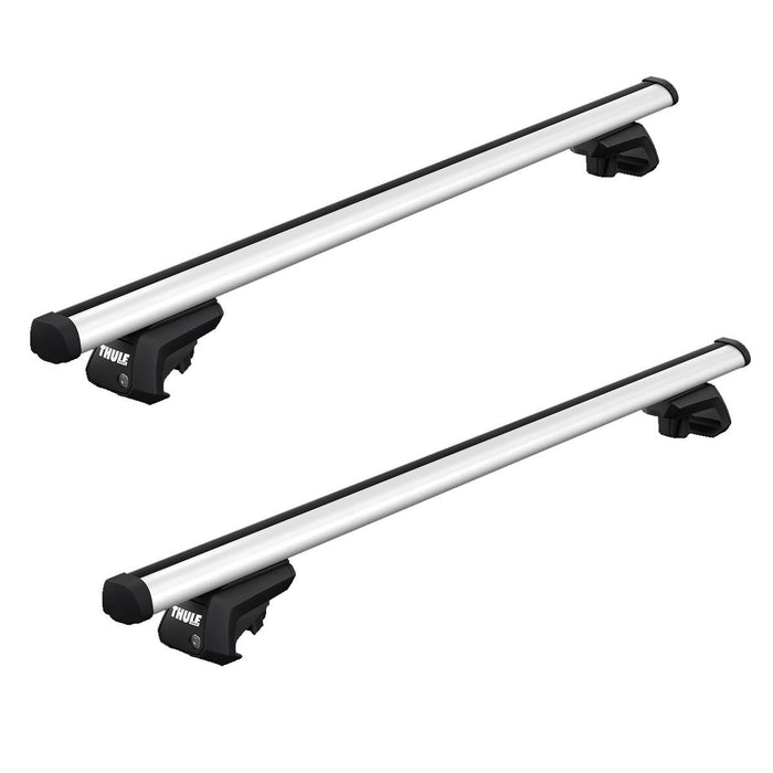 Thule ProBar Evo Roof Bars Aluminum fits Volkswagen Caddy Maxi 2008-2015 Van 5-dr with Raised Rails Thule - Bars 4 Cars