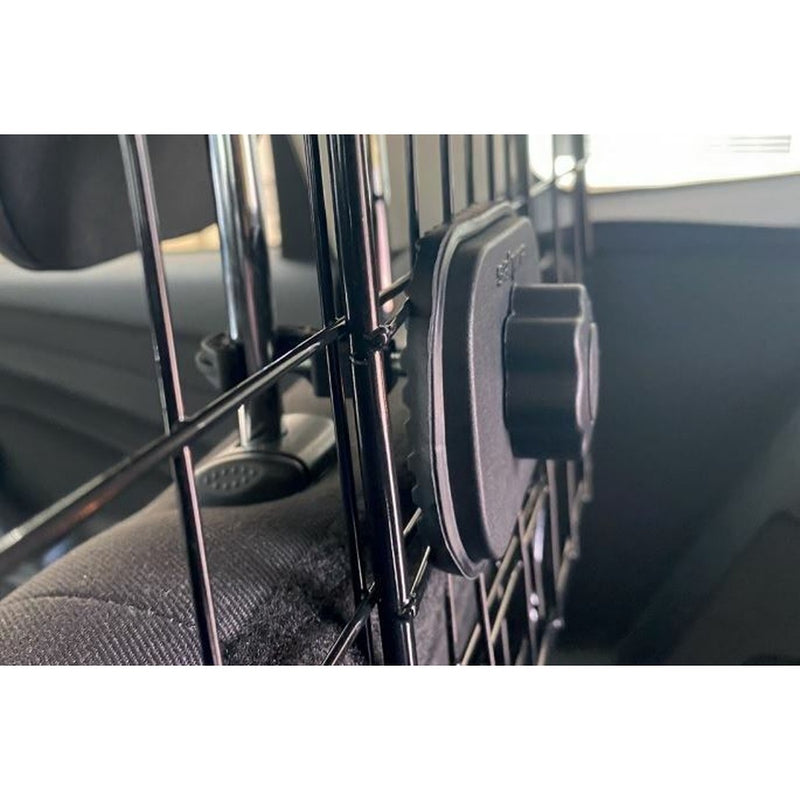 Sakura SS5453 Car Partition SUV Dog Guard Mesh Headrest In Black Sakura - Bars 4 Cars