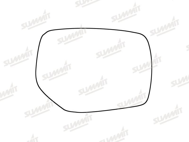 Summit Stick-On Standard Mirror Glass fits Subaru Forester 13-19 RHS Summit - Bars 4 Cars