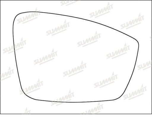 Summit Stick-On Standard Mirror Glass fits VW Up 12 on RHS Summit - Bars 4 Cars