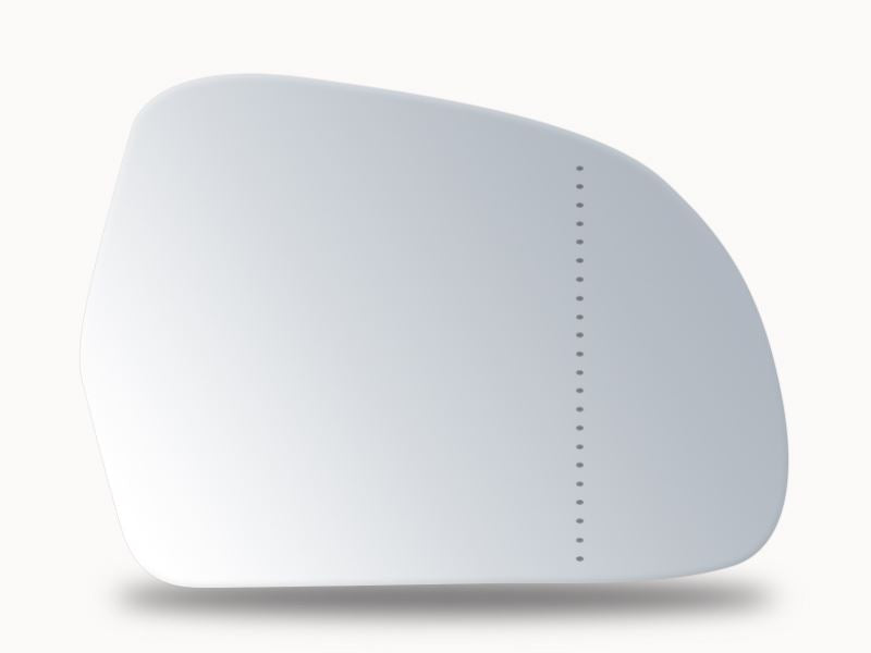 Summit Heated Base Plate With Blind Spot Mirror Glass fits Audi A4 08 to 10 RHS Summit - Bars 4 Cars