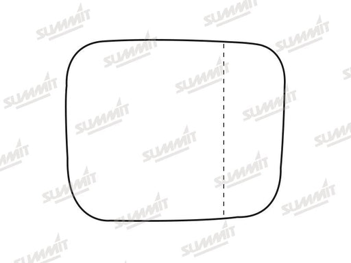 Summit Heated Base Plate With Blind Spot Mirror Glass fits Jeep Renegade 13 on LHS Summit - Bars 4 Cars