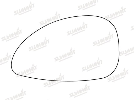 Summit Stick-On Standard Mirror Glass fits Citroen C4 04 on LHS Summit - Bars 4 Cars