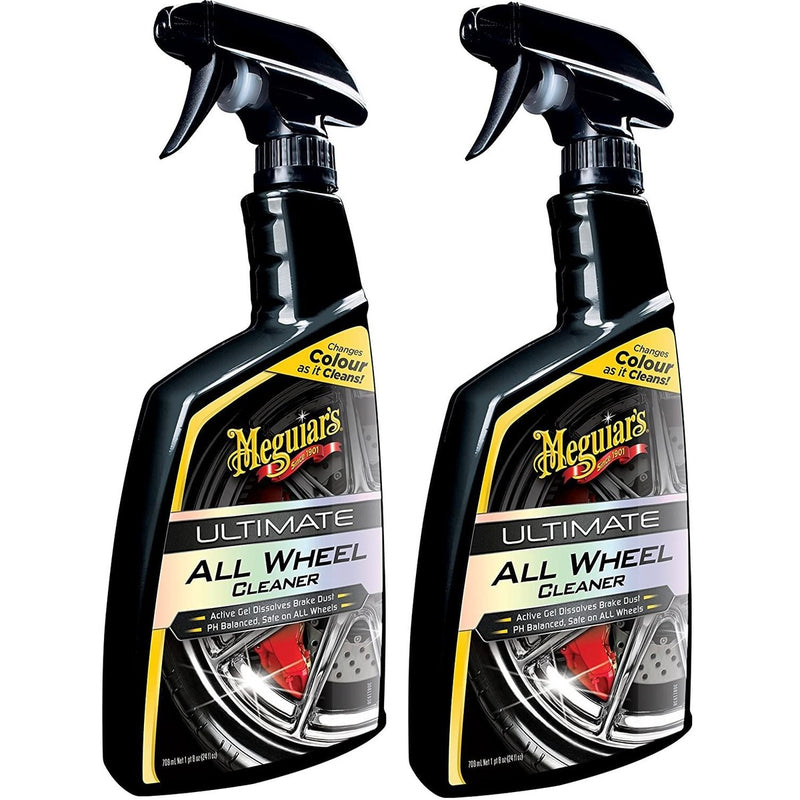 2x Meguiar's G180124EU Ultimate All Wheel Cleaner 710ml Meguiar's - Bars 4 Cars