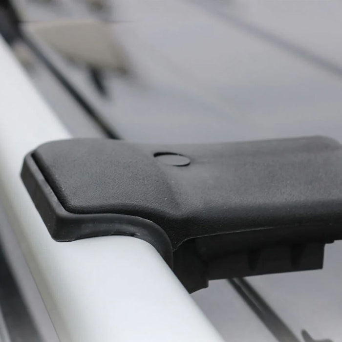 Roof Bars Rack Aluminium Black fits Volkswagen Caddy 2021- Onwards
