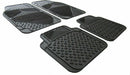 Heavy Duty Rubber & Carpet Car Floor Mats Set Universal Fit UKB4C - Bars 4 Cars