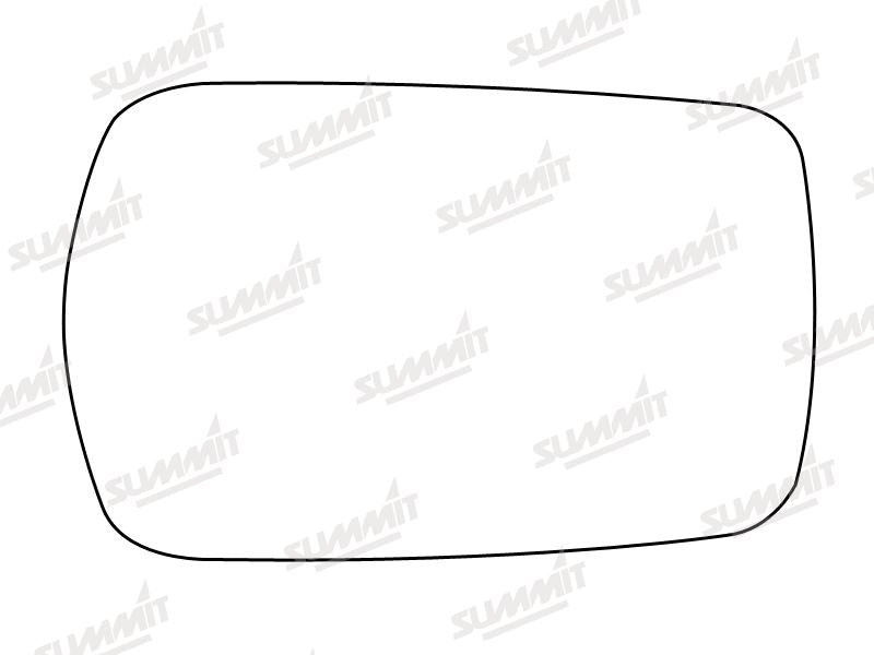 Summit Stick-On Standard Mirror Glass fits Volvo 240 RHS Summit - Bars 4 Cars