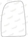 Summit Stick-On Commercial Mirror Glass fits Citroen Jumper, Fiat Ducato, Peugeot Boxer LHS Summit - Bars 4 Cars