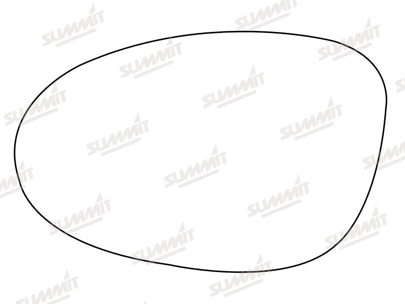 Summit Stick-On Standard Mirror Glass fits Renault Espace LHS Summit - Bars 4 Cars