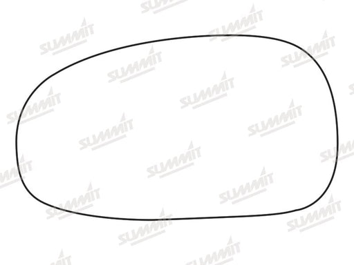 Summit Stick-On Standard Mirror Glass fits Seat Leon LHS Summit - Bars 4 Cars