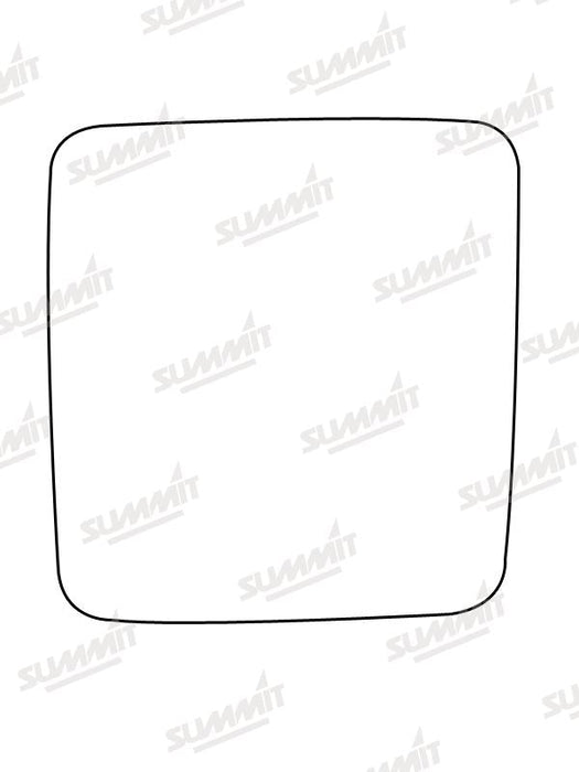 Summit Non-Heated Base Plate With Commercial Mirror Glass fits Vauxhall Combo C 02 to 12 LHS Summit - Bars 4 Cars
