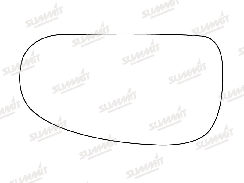 Summit Stick-On Aspheric Mirror Glass fits Audi TT RHS Summit - Bars 4 Cars