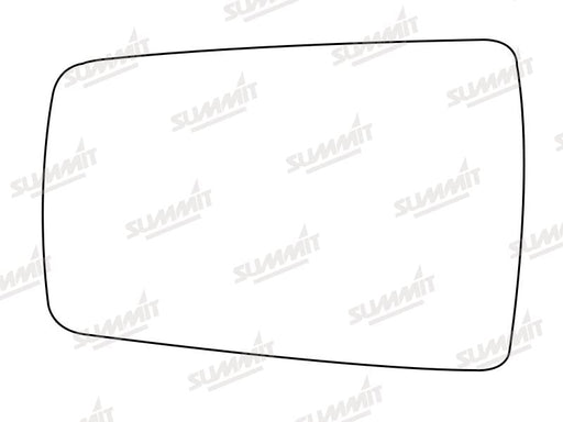 Summit Stick-On Standard Mirror Glass fits Alfa 75 LHS Summit - Bars 4 Cars