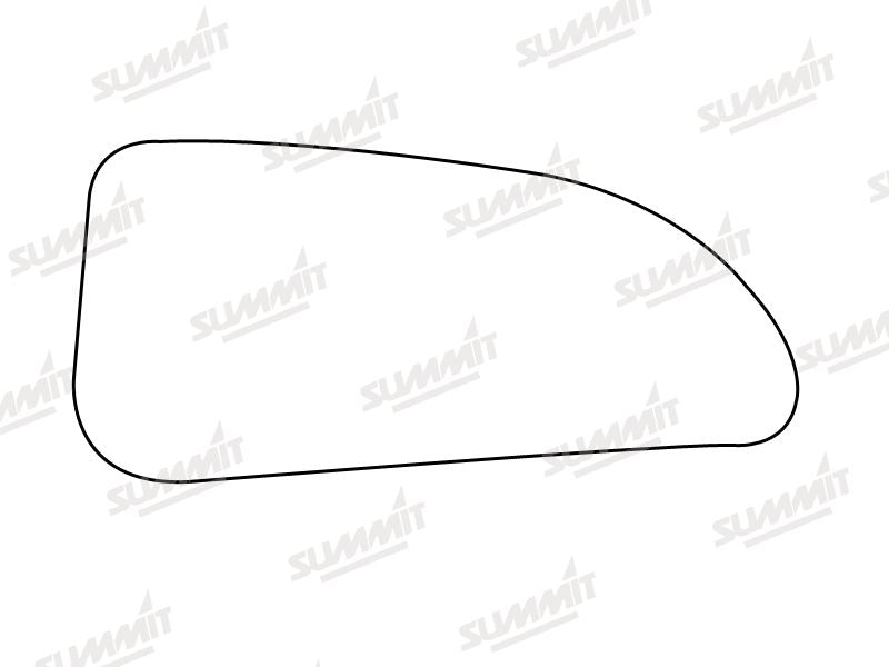 Summit Stick-On Commercial Lower Blind-Spot Mirror Glass fits Nissan Interstar, Renault Master, Vauxhall Movano LHS Summit - Bars 4 Cars