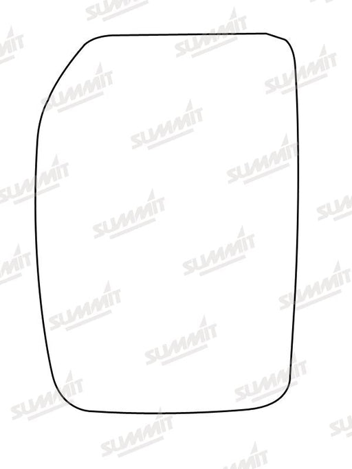 Summit Heated Base Plate With Commercial Mirror Glass fits Ford Transit Mk 6 LHS Summit - Bars 4 Cars