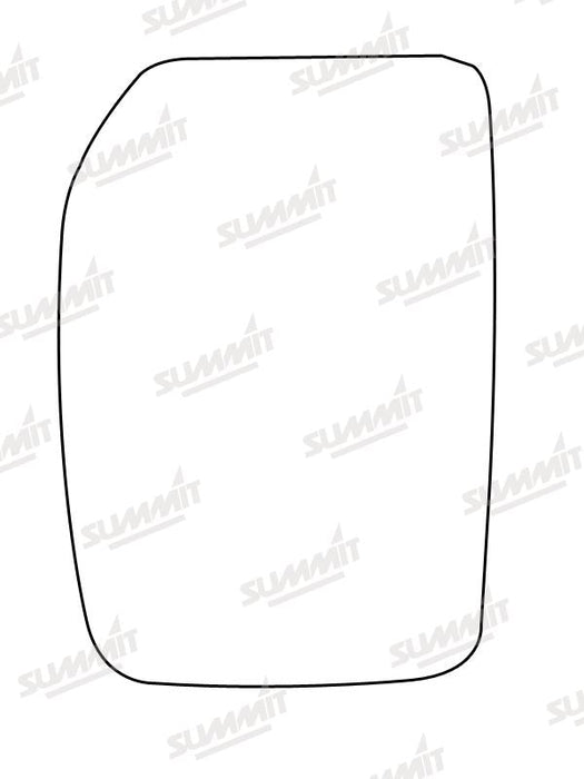 Summit Heated Base Plate With Commercial Mirror Glass fits Ford Transit Mk 6 LHS Summit - Bars 4 Cars