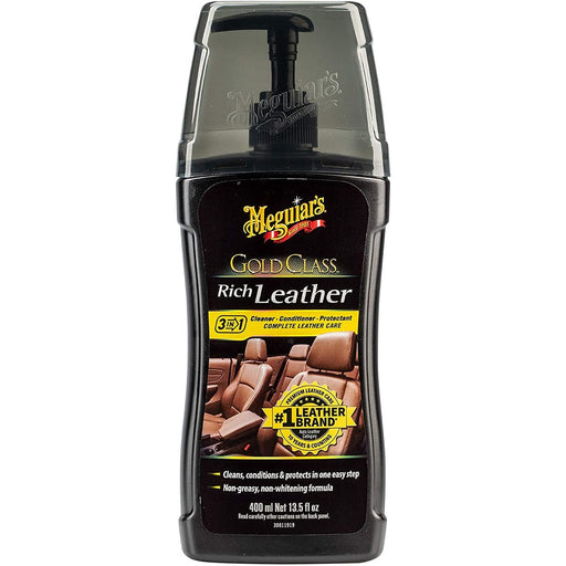2x Meguiar's G17914EU Gold Class Rich Leather Cleaner and Conditioner 400ml Meguiar's - Bars 4 Cars