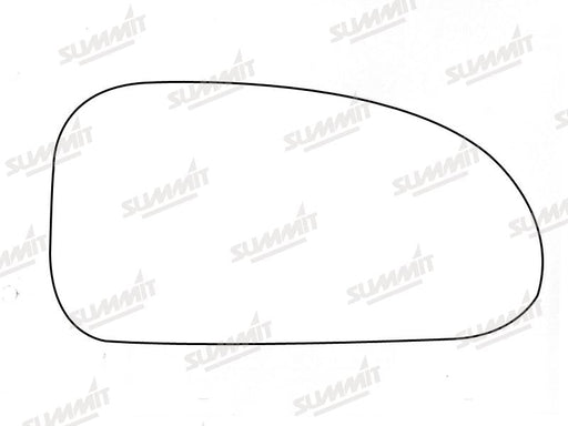 Summit Stick-On Standard Mirror Glass fits Hyundai Coupe RHS Summit - Bars 4 Cars