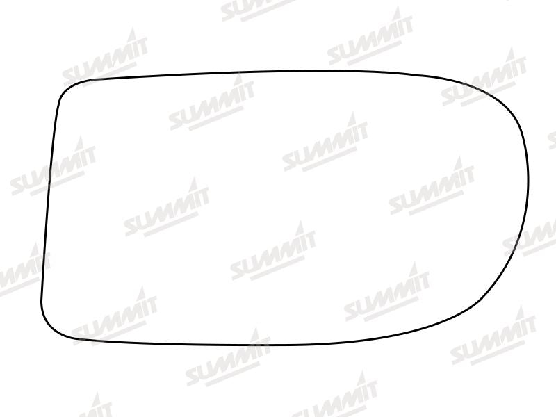 Summit Stick-On Standard Mirror Glass fits Renault Espace Mk2 LHS Summit - Bars 4 Cars