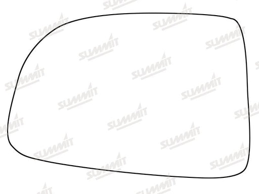 Summit Stick-On Standard Mirror Glass fits Kia Carens LHS Summit - Bars 4 Cars