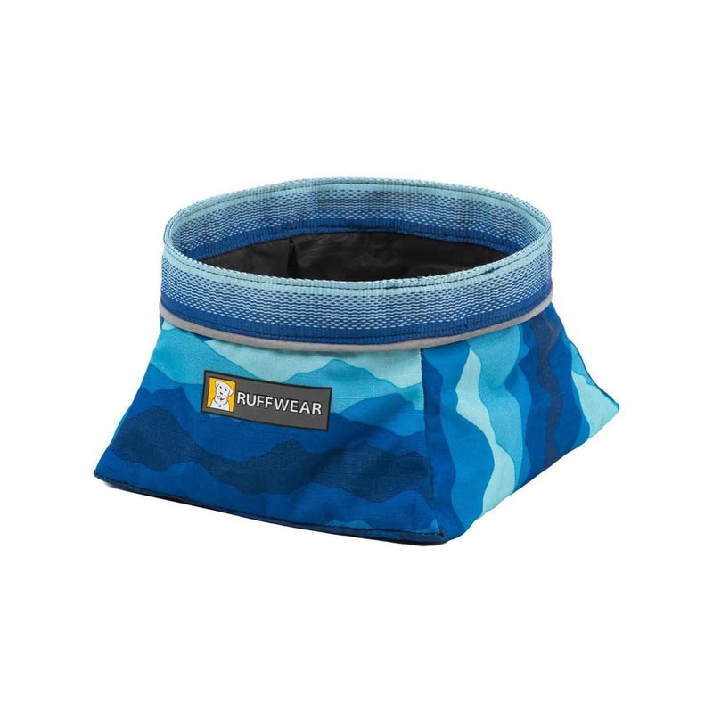Ruffwear Quencher Dog Bowl with Coastal Mountains Print (Medium) Ruffwear - Bars 4 Cars