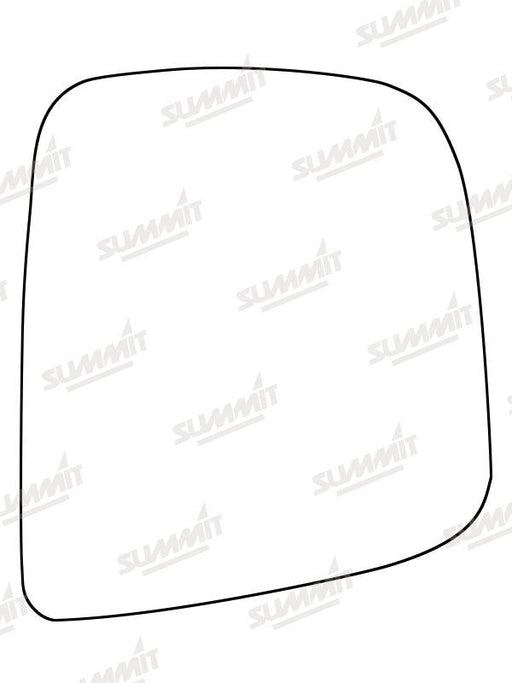 Summit Heated Backing Plate with Commercial Glass fits Nissan Nv200 Van 10-16 RHS Summit - Bars 4 Cars