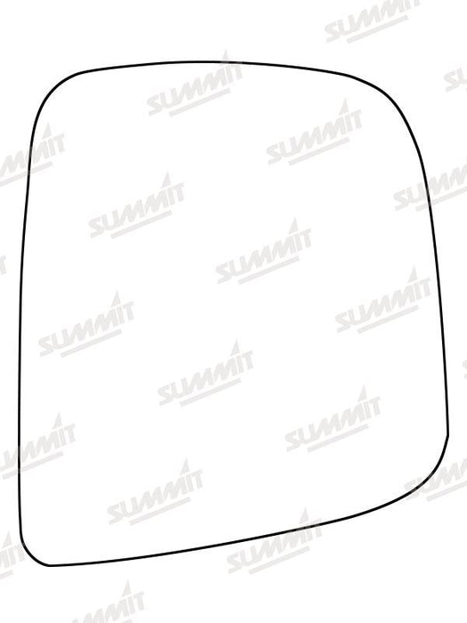 Summit Heated Backing Plate with Commercial Glass fits Nissan Nv200 Van 10-16 RHS Summit - Bars 4 Cars