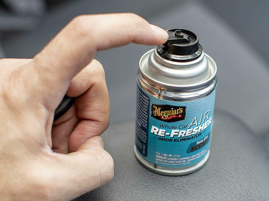 Meguiar's G16402EU Whole Car Air Re-Fresher Odor Eliminator New Car Scent 59ml Meguiars - Bars 4 Cars