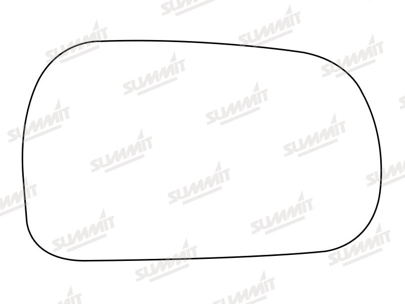 Summit Stick-On Standard Mirror Glass fits Daihatsu Applause RHS Summit - Bars 4 Cars