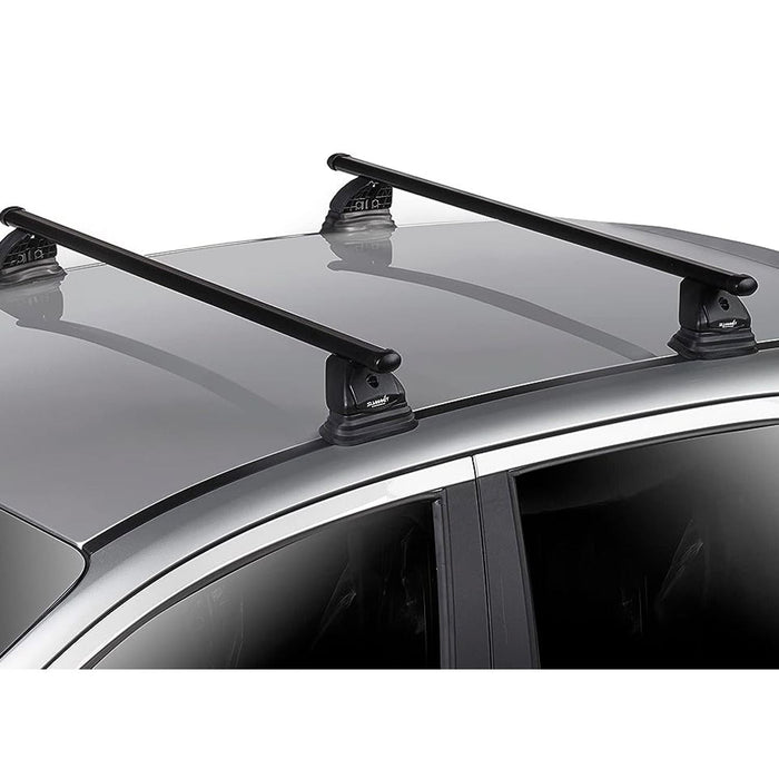 Summit SUP-087  Premium Multi Fit Roof Bars, Black Steel, Set of 2