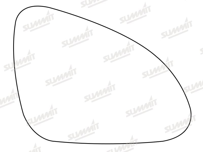 Summit Stick-On Aspheric Mirror Glass fits Vauxhall Insignia Astra J Coupe RHS Summit - Bars 4 Cars
