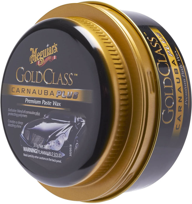 2x Meguiar's G7014EU Gold Class Carnauba Plus Premium Paste Wax 311g Meguiar's - Bars 4 Cars