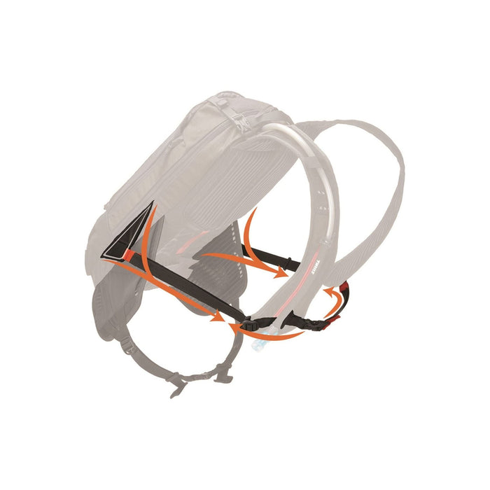 Thule Rail 12L Obsidian Grey Hydration Pack Thule - Bars 4 Cars