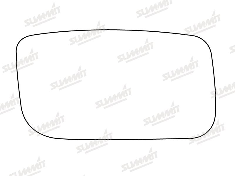 Summit Stick-On Standard Mirror Glass fits VW Passat RHS Summit - Bars 4 Cars