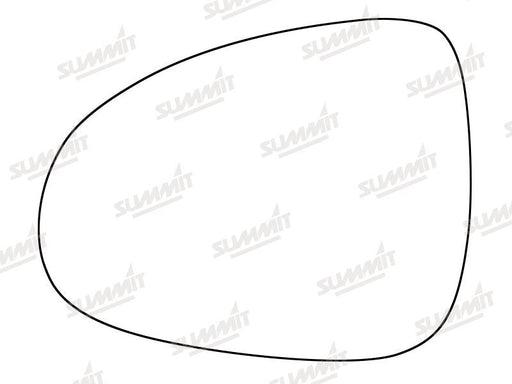 Summit Stick-On Standard Mirror Glass fits VW Touareg 13 on LHS Summit - Bars 4 Cars