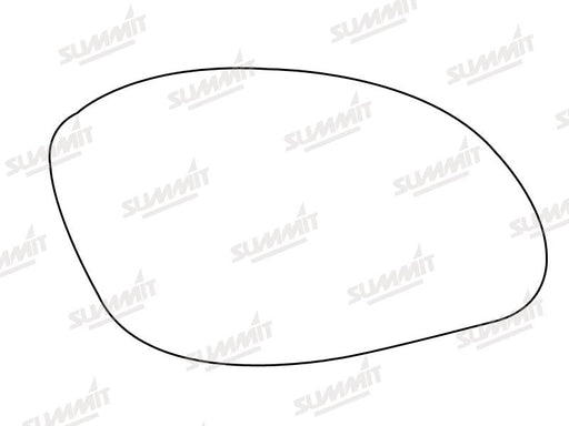 Summit Non-Heated Base Plate With Standard Mirror Glass fits Vauxhall Vectra 99 to 02 RHS Summit - Bars 4 Cars