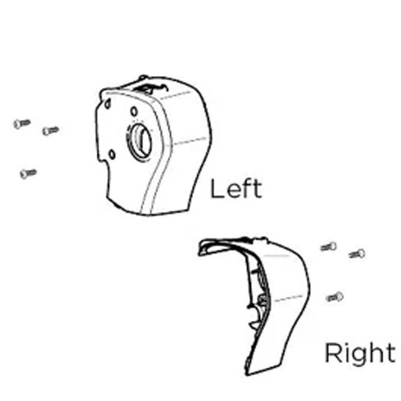 Thule Upper Covers L + R Replacement Part/Spare 1500054522 Thule - Bars 4 Cars