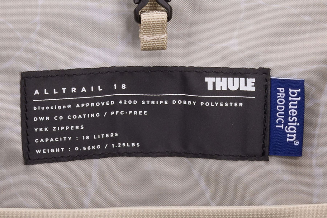 Thule AllTrail 18L daypack with rain cover Faded Khaki tan Thule - Bars 4 Cars
