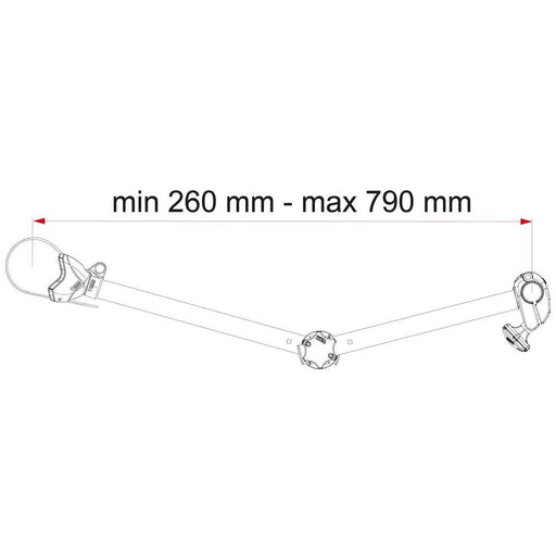 Fiamma Bike-Block Pro S D 3 Aluminium (08831F01-) Fiamma - Bars 4 Cars